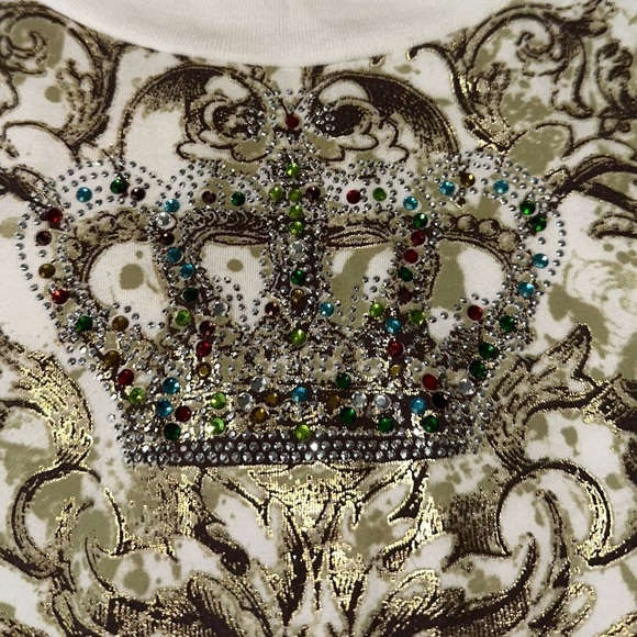embellished Cache rhinestone crown queen princess size Medium - Picture 4 of 5